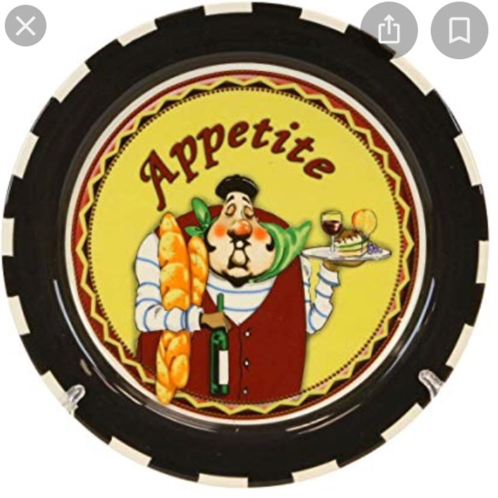 ✅🆕 Ceramic Chef Plate 11” Home Kitchen Accent